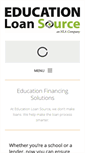 Mobile Screenshot of educationloansource.com